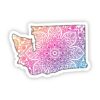 Washington Mandala Pattern Sticker