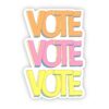 Vote Sticker - Orange, Yellow, Pink