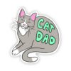 Cat Dad Sticker