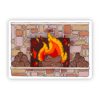 Fireplace Cozy Vibes Sticker