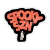 Spooky Szn Black Background Halloween Sticker