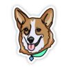 Corgi Dog Sticker
