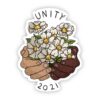 Unity 2021 Floral Hands Sticker