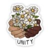 Unity Floral Hands Sticker