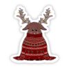 Reindeer Oversized Sweater Sticker