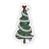 Christmas Tree with Tinsel Sticker