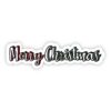 Merry Christmas Lettering Sticker