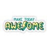 Make Today Awesome Lightning Bolt Sticker