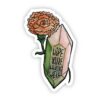 Hope You're Healing Well Multicolor Floral Crystal Sticker
