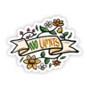 No Limits Floral Banner Sticker