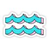 Aquarius Symbol Zodiac Sticker