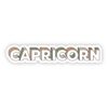 Capricorn Lettering Zodiac Sticker