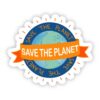 Save the Planet Banner Sticker