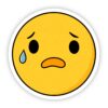 Worried - Moodi Sticker