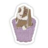 Bunny in a Basket Cottagecore Sticker