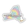Cooperstown, New York Tie Dye Sticker