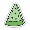 Green Watermelon Aesthetic Sticker