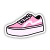 Pink Skater Shoe Aesthetic Sticker