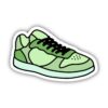 Green Sneaker Aesthetic Sticker