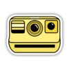 Yellow Vintage Camera Aesthetic Sticker