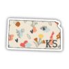 Kansas Abstract Pattern Sticker