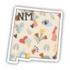 New Mexico Abstract Pattern Sticker