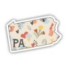 Pennsylvania Abstract Pattern Sticker