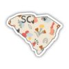 South Carolina Abstract Pattern Sticker