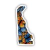 Delaware Butterfly Pattern Sticker