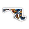 Maryland Butterfly Pattern Sticker