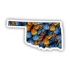 Oklahoma Butterfly Pattern Sticker
