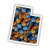 Utah Butterfly Pattern Sticker
