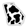 Georgia Cow Pattern Sticker
