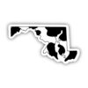 Maryland Cow Pattern Sticker
