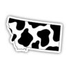Montana Cow Pattern Sticker