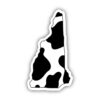 New Hampshire Cow Pattern Sticker