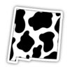 New Mexico Cow Pattern Sticker