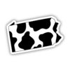 Pennsylvania Cow Pattern Sticker