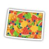 Colorado Fruit Pattern Sticker
