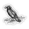 There is no exquisite beauty (Edgar Allan Poe Sticker)