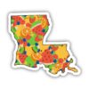 Louisiana Fruit Pattern Sticker