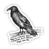 Poetry has not been a purpose, but a passion (Edgar Allan Poe Sticker)