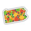 Pennsylvania Fruit Pattern Sticker