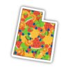 Utah Fruit Pattern Sticker