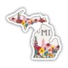 Michigan Painterly Pattern Sticker