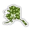 Alaska Green Nature Sticker