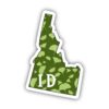 Idaho Green Nature Sticker
