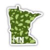 Minnesota Green Nature Sticker