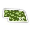Nebraska Green Nature Sticker