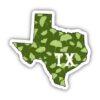 Texas Green Nature Sticker